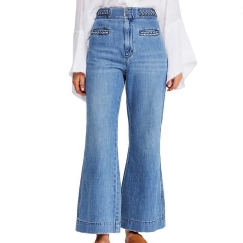 NWT Free People Season in the Sun Jeans - Sz 28